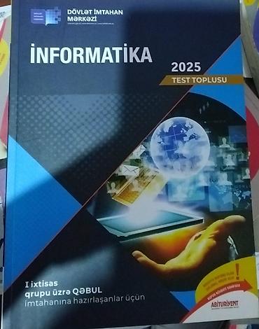 array informatika test toplusu pdf: Məhsul: İnformatika 2025 – Test Toplusu - Nəşriyyat: Dövlət İmtahan — 1