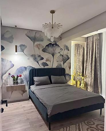 Посуточная аренда квартир: 2 комнаты, Душевая кабина, Постельное белье, Кондиционер — 1