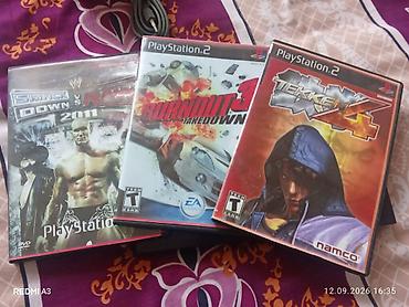 PS2 & PS1 (Sony PlayStation 2 & 1): PlayStation 2 süper vəziyyətdə əlaqə vaccapa Yazın 055-835-80-43. 65 — 3