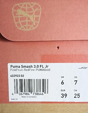 air force duboke: Puma ženske KOŽNE patike u breskva/koral boji. Akcija super cena — 7