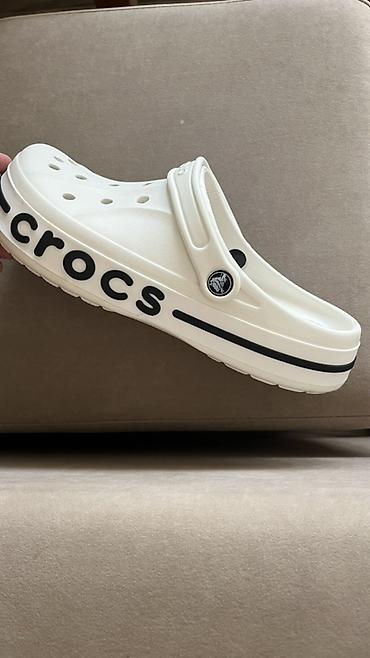 crocs 39: Сабо, 44, 45, Crocs, Новый, цвет - Белый, Самовывоз — 1