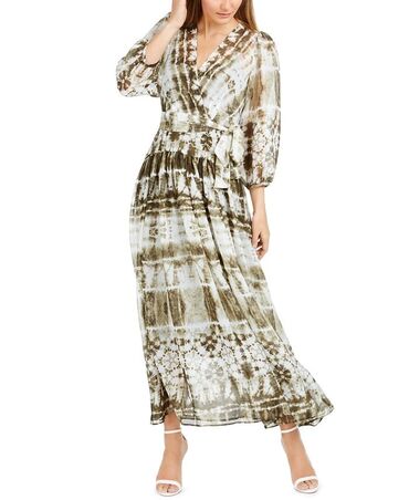calvin klein for her: Повседневное платье, США, Осень-весна, Длинная модель, Креп, L (EU 40)