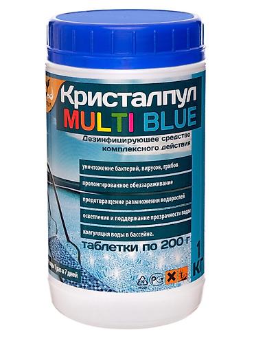 хлор: КРИСТАЛПУЛ МЕДЛЕННЫЙ ХЛОР УЛЬТРА ТАБЛЕТКИ 200 Г.Активное вещество — 1