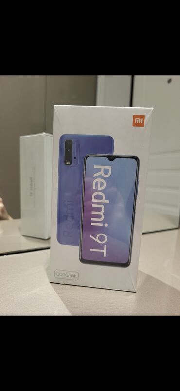 rəsmi 9 s: Xiaomi Redmi 9T, 128 GB, rəng - Qara, 
 Barmaq izi