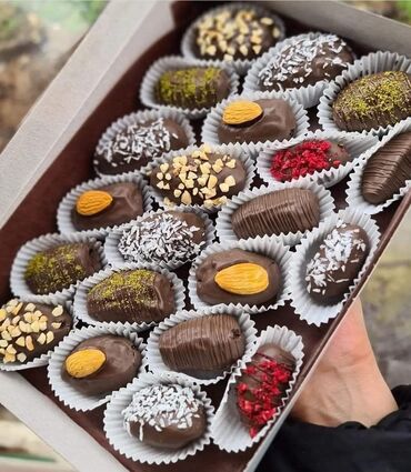 оптом шоколад бишкек: Королевские финики в шоколаде, с орехами на ваш выбор 🤤🤤🤤 На первый