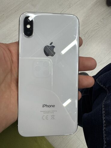 apple iphone 6 64 gb: IPhone X, Колдонулган, 64 ГБ, White Titanium, 93 %