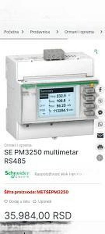 Auto delovi, gume i tjuning: Schneider multimetar PM3250 novo. Multimetar schneider PM3250. ✨ Novo — 7