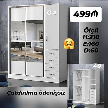 зеркало с подсветкой: Dolab yeni qarderob paltar dolabı güzgülü — 1