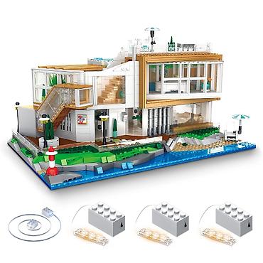 для дитей: 2228 деталей, Конструктор Вилла у моря "Listen to the Sea Villa" — — 2