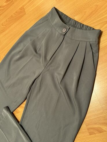 женские рубашки в клетку: Şalvar, S, rəng - Boz