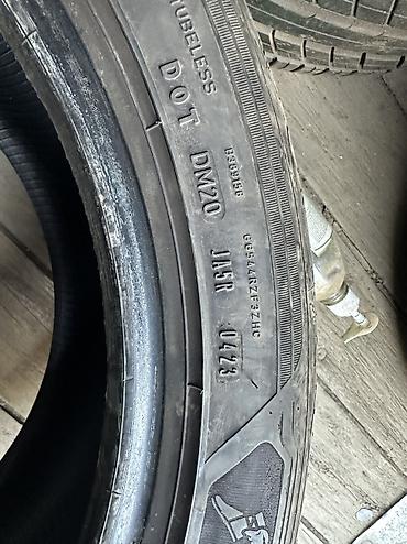 волковой: 275/40/18 GoodYear
Пара в хорошем состоянии — 4