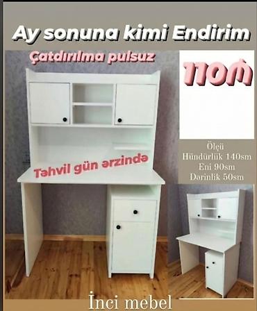 Düz masa, Polkalı, Siyirməli, Azərbaycan, Sadə laminat, Zəmanətli, Kredit yoxdur lalafo.az -da Düz masa, Polkalı, Siyirməli, Azərbaycan, Sadə laminat, Zəmanətli, Kredit yoxdur