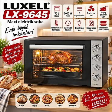 corek sobası: Məhsul №: 5263 Məhsulun adı: Elektrik soba Luxell LX-9645 Brend — 1