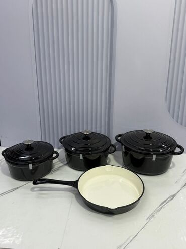 Казаны: Чугунные наборы 7в1 - 11500 сом 4в1 - 6500 сом БЕСПЛАТНАЯ доставка по — 13