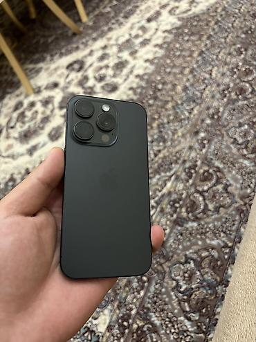 iphone 15: IPhone 15 Pro, 128 GB, Black Titanium — 1