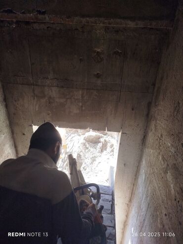 Beton işləri: #Betonkesme #betondeşmə Beton kubik kərpic - dən kəsim deşim — 21