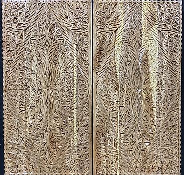 Нарды: Набор деревянных нард с уникальной резьбой, изображающей львов, орлов — 10