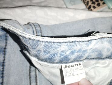 джинсы женские 29 размер: Клеш, Высокая талия, С бахромой