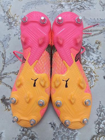 фулы пантеры: Футбольные бутсы Puma. Состояние: новый. Размер: 43. Цвет: розовый — 4