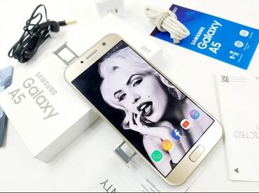 ipod touch 6: Samsung Galaxy A5, Колдонулган, 128 ГБ, түсү - Алтын, 2 SIM