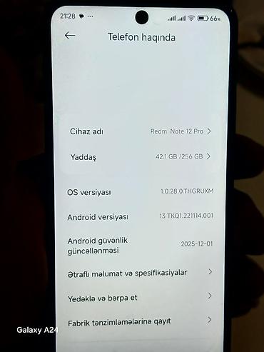 telefon fanı: Redmi Note, 256 GB, rəng - Qara, Zəmanət, Barmaq izi, İki sim kartlı — 5