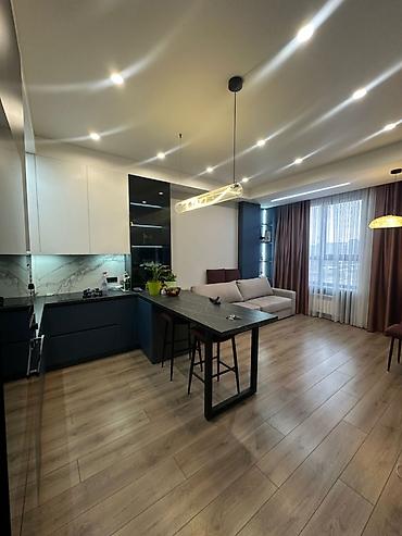 панарома: 2 комнаты, 55 м², Асанбай мкр Элитка, 6 этаж, Свежий ремонт — 7