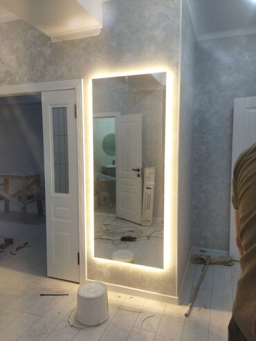 Зеркала: Зеркало на заказ! Подсветка оптом Виды зеркал: зеркало с подсветкой — 11
