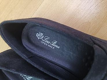 loro piana: Loro Piana “Open Walk” mokasinləri - Rəng: qara - Material: zamşa — 2