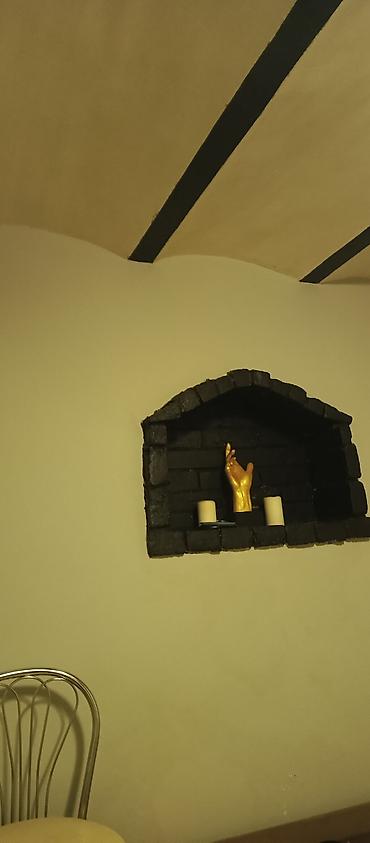 1 комнатная квартира студия: 1 otaqlı studiya tipli yaşayış sahəsi (məkan). - Plan: açıq mətbəxlə — 3