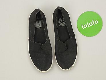 3365 dni: Czarne damskie slip-on (espadryle) Nylon Red NR - Rozmiar: 36 - — 2
