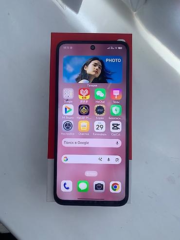 хиоми 13: Redmi, Redmi 13, Б/у, 128 ГБ, цвет - Черный, 2 SIM — 2