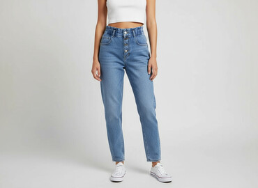 Jeansy: PULL&BEAR, Jeansy damskie, rozmiar S