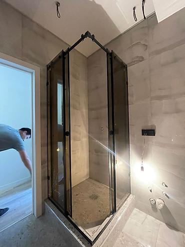 Душевые перегородки и ограждения: Душевые кабины в Бишкеке душевая перегородка стеклянные — 27