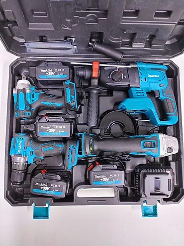 panasonic eneloop: Комплект аккумуляторного инструмента Makita 36V в кейсе Состав — 4