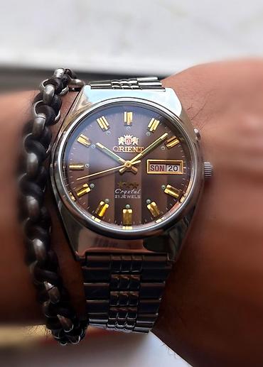 orient saat: Orient “Crystal” 3 Ulduz avtomatik qol saatı - Brend/model: Orient — 7
