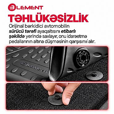 Nəqliyyat: Volvo XC90 2015-2026 üçün salon rezin ayaqaltı Volvo XC90 2015-2026 — 6