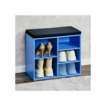 ajfon 12 mini cena polovan: Brand: Kesper Model: KESPER KSP15960 MINI SHOE RACK, BLUE WITH SEAT
