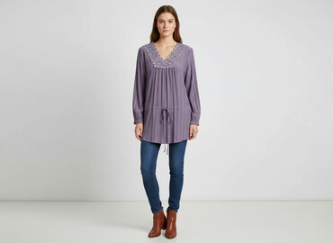 elegancka tunika plus size: Туніка жіноча, розмір M