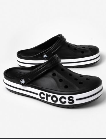 Босоножки, сандалии, шлепанцы: Crocs оригиналы цвет черный, размеры 39-44. цена 1650 с доставкой по