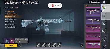 musiqili yeni il oyuncaqları: PUBG Mobile üçün “Buz Diyarı – M416 (Sv. 2)” inkişaf etdirilən silah — 1