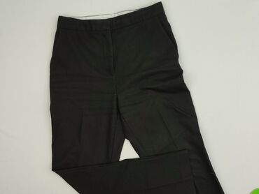 spódnice czarne plus size: Material trousers for women, size M (EU 38)