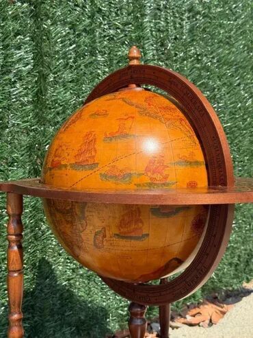 RS - Antique Drinks Carts: Stilski globus bar / kolica za piće - ODLIČNO STANJE U odličnom — 6