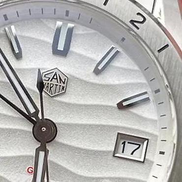 Ručni satovi: San Martin SN0129 GMT - 39mm - Bela - Seiko NH34 — 12