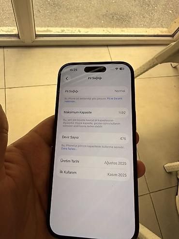iphone 2ci əl: IPhone 16, 128 GB, Qara — 7