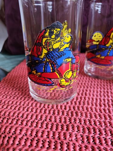 Čaše: Case nove paracinsko staklo 80te. Vintaz case univerzalne komada 5 — 8