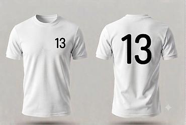 uniform: Nömrəli idman futbolkası – uniseks, qısaqol - Rənglər: tünd mavi — 3