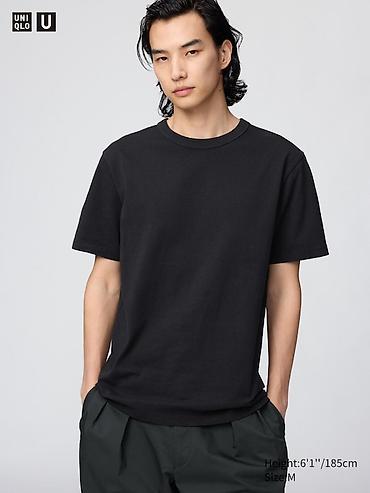 зип кофта: Мужская футболка, XL, L, Uniqlo, Новый, цвет - Черный, Бесплатная доставка, Платная доставка, Самовывоз — 1