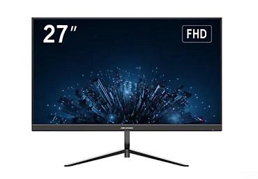 manitor 27: 23.8 inch FHD 100Hz VA Monitor with speaker / DS-D Hikvision monitor — 2