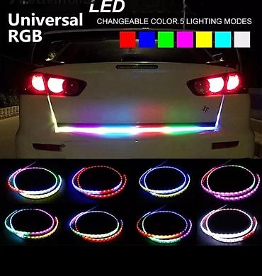 Системы освещения: RGB led 1.30sm axan ledler her rengde yanir pavortnikde ve avarionu — 3
