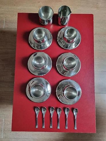 globus bife za pice: AMC ESPRESSO SET INOX 18/10 | Inox 18/10 dizajnerski set termo — 3